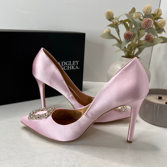 Badgley Mischka Cher Pointed Toe Stiletto Heel Blossm MP5233 Women's 9.5 - Picture 9 of 11